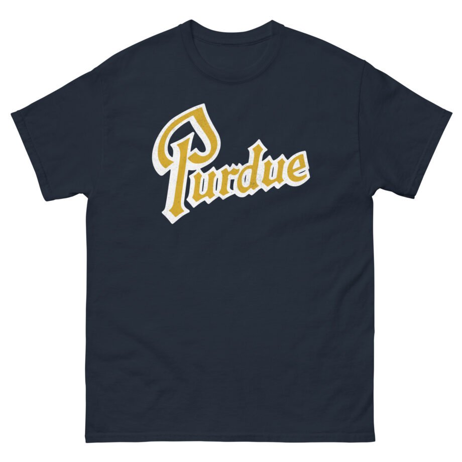 Purdue Drum Script Unisex classic tee