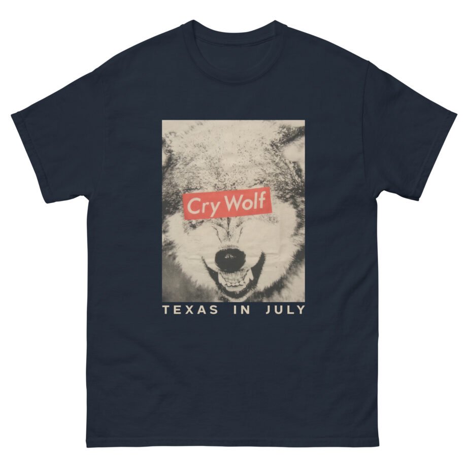 Texas in July Cry Wolf Concert Tour Unisex classic tee