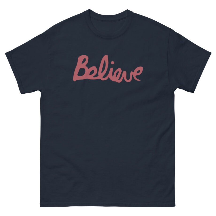 Valencia Believe Cursive Unisex classic tee