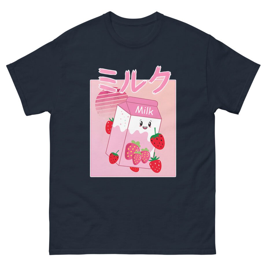 Georgenotfound Anime Strawberry Milk Shake Unisex classic tee