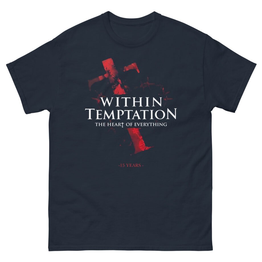 Within Temptation Heart Cross Unisex classic tee
