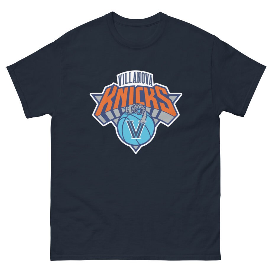 Villanova Knicks New York Mashup Parody Unisex classic tee