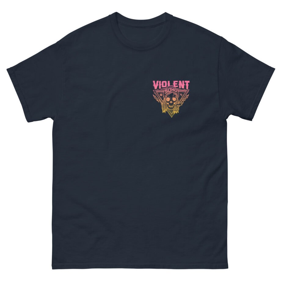 Violent Soho Blazin' Skull Gradient Unisex classic tee