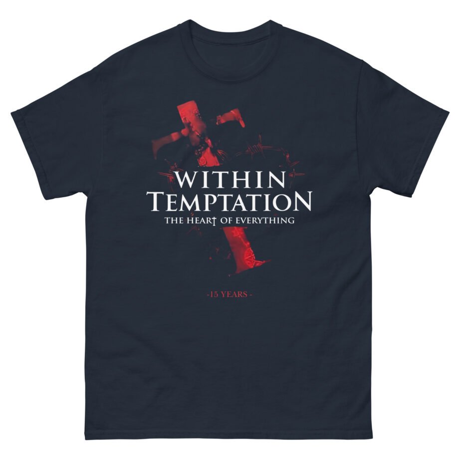 Within Temptation Heart Cross Unisex classic tee