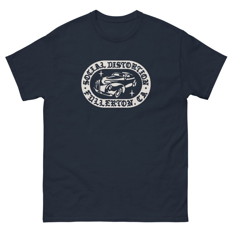 Social Distortion Fullerton Car Indigo Unisex classic tee