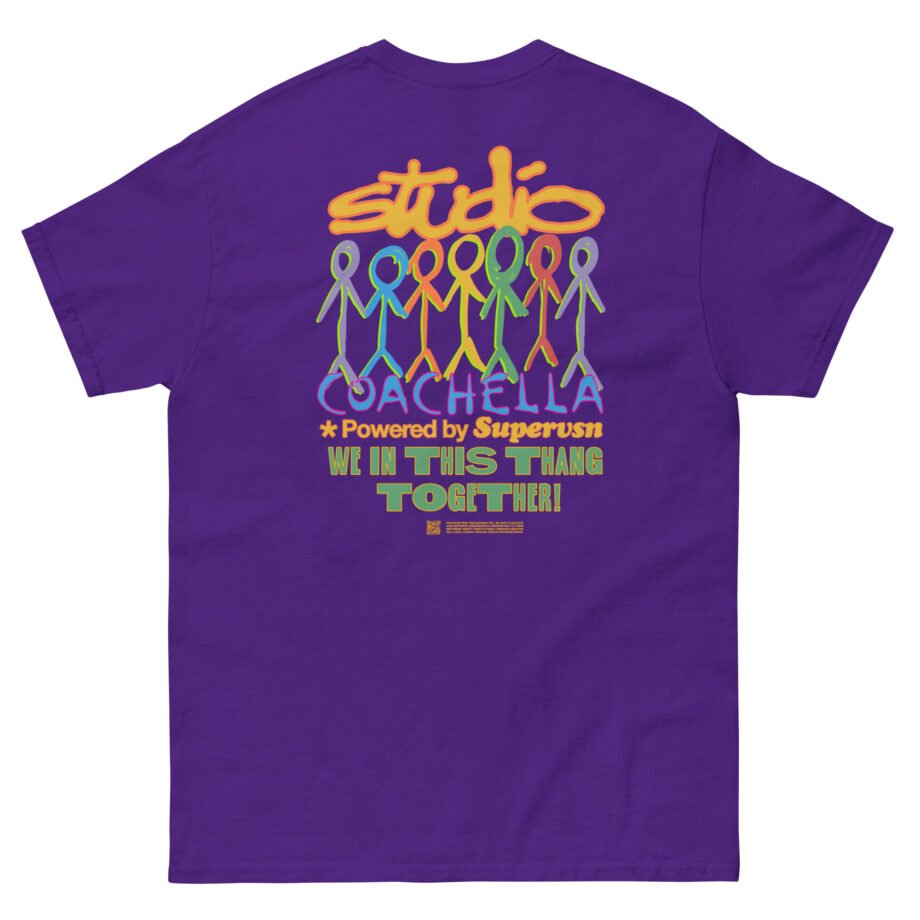 Coachella STUDIO Powered By SUPERVSN x Coachella Unisex classic tee