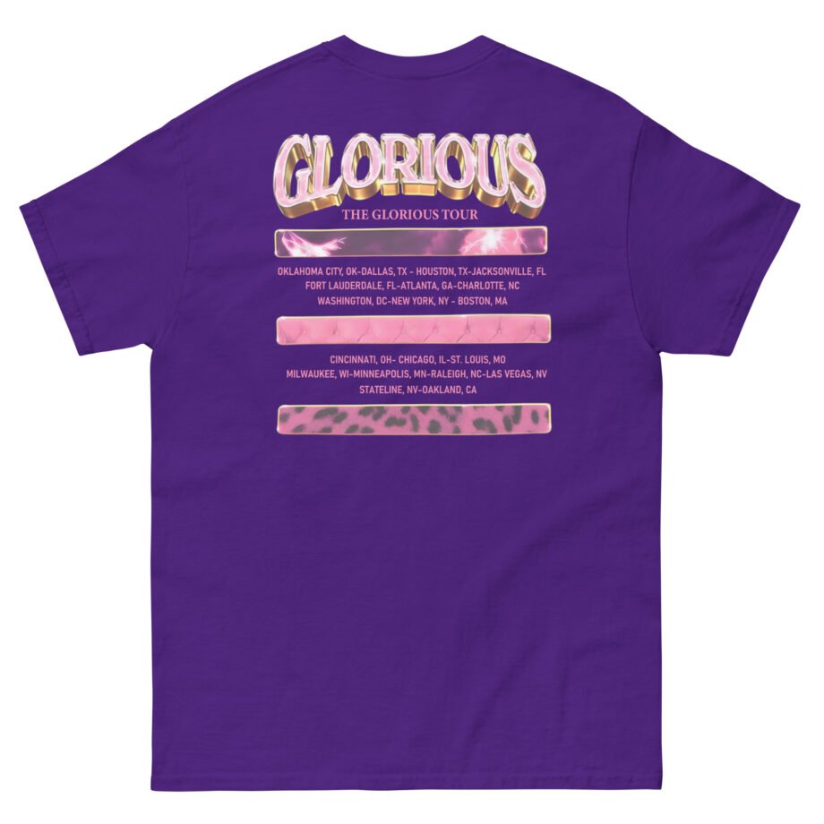 Glorilla Glorious Tour From Memphis Unisex classic tee