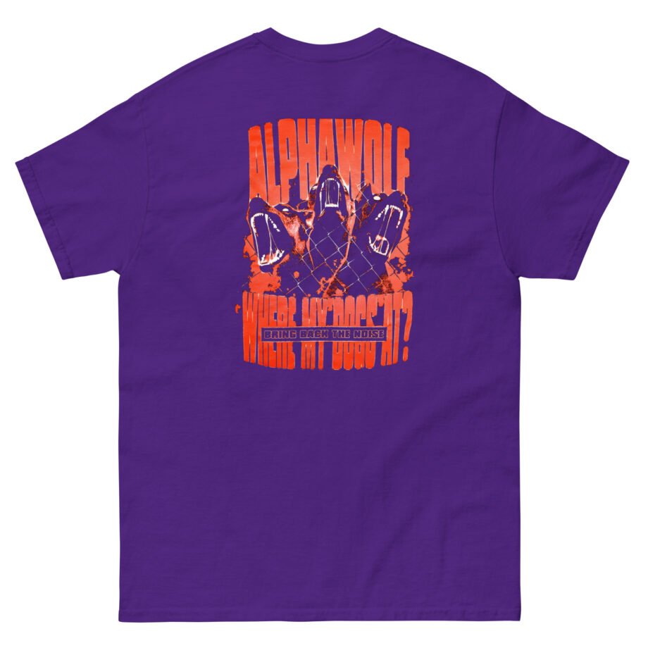 Alpha Wolf Where My Dogs at Unisex classic tee