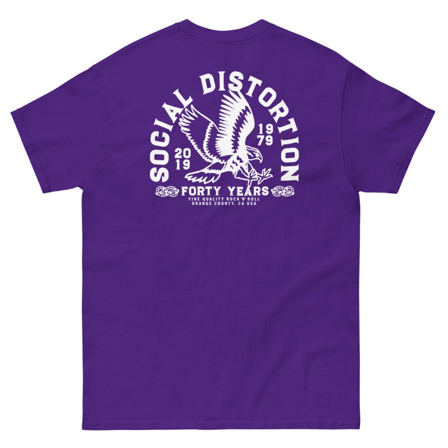 Social Distortion Eagle 40 Year Unisex classic tee