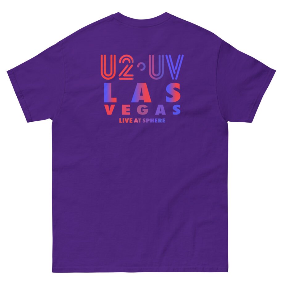 U2 Achtung Uv Live at Sphere Gradient Unisex classic tee