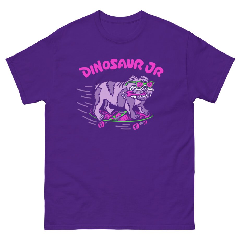 Dinosaur Jr Skateboard Bulldog Unisex classic tee