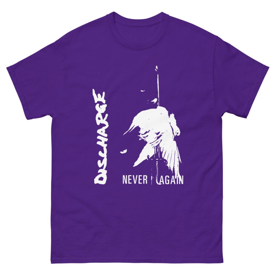 Discharge Never Again Unisex classic tee