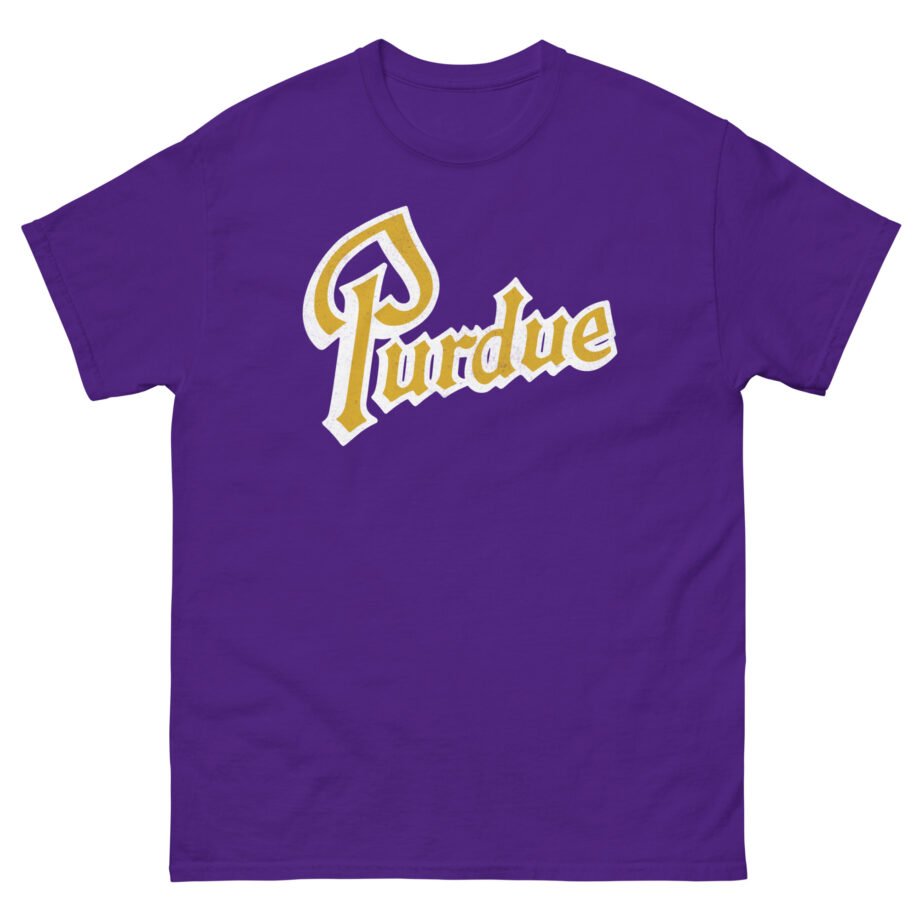 Purdue Drum Script Unisex classic tee