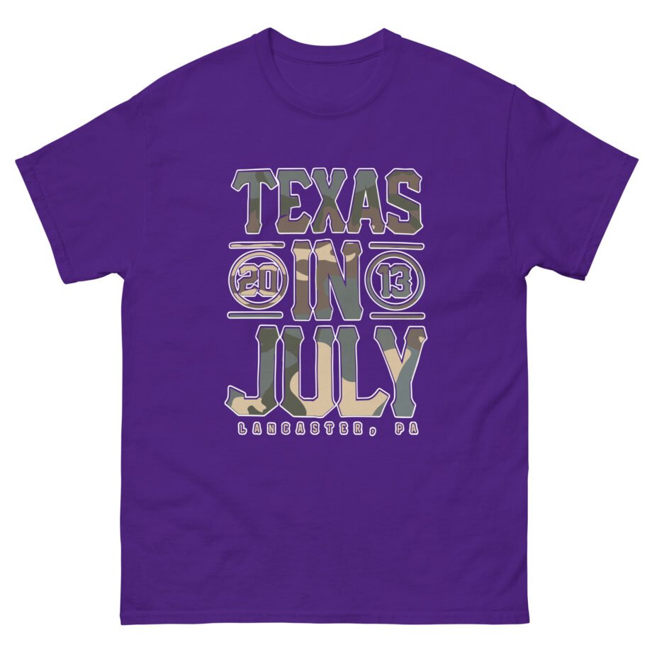Texas in July 2013 Unisex classic tee