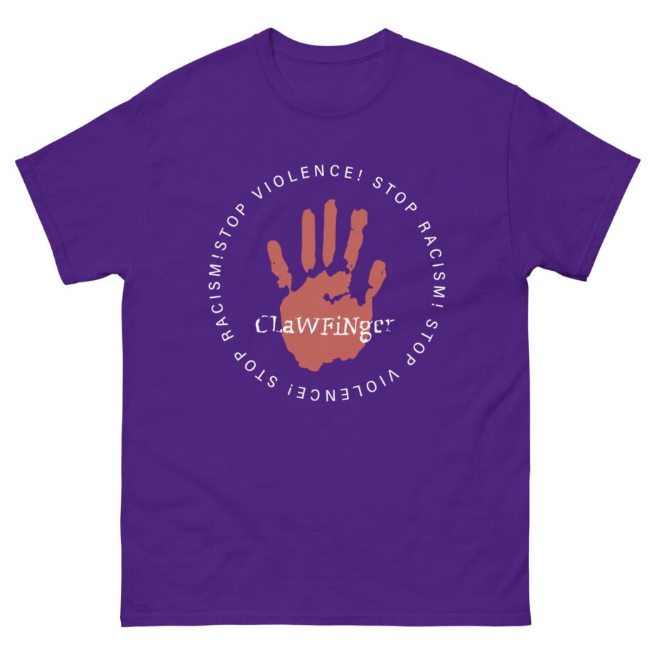 Clawfinger Stop Racism Stop Violence Unisex classic tee