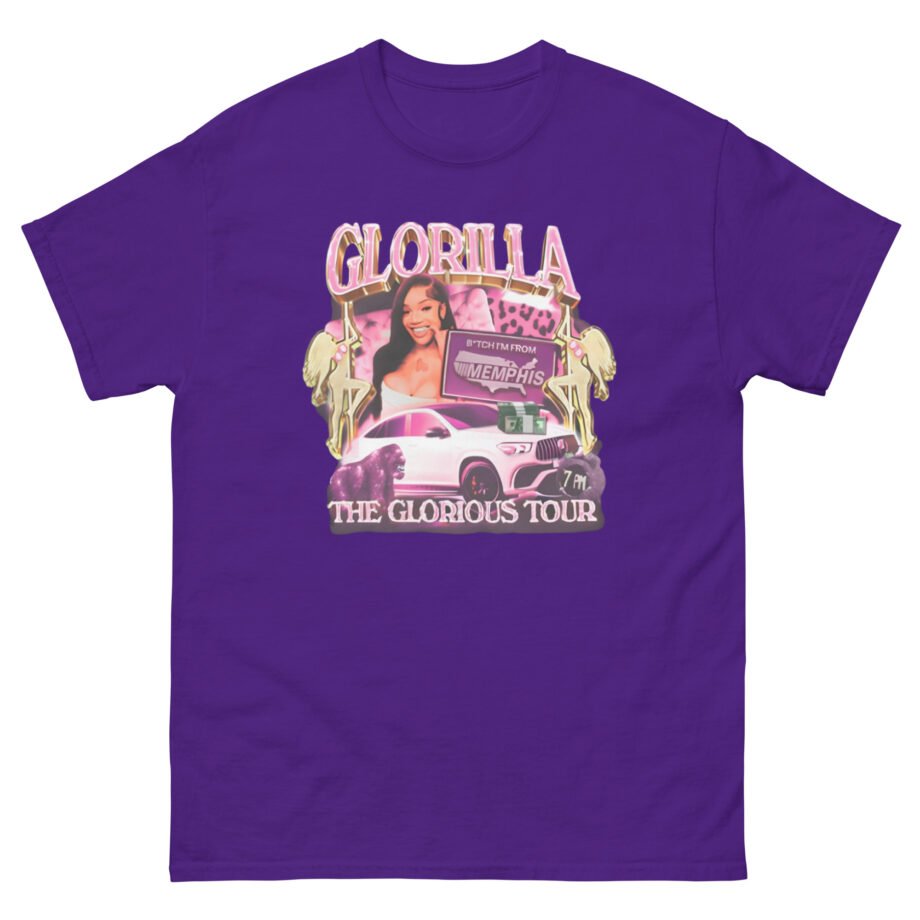 Glorilla Glorious Tour From Memphis Unisex classic tee