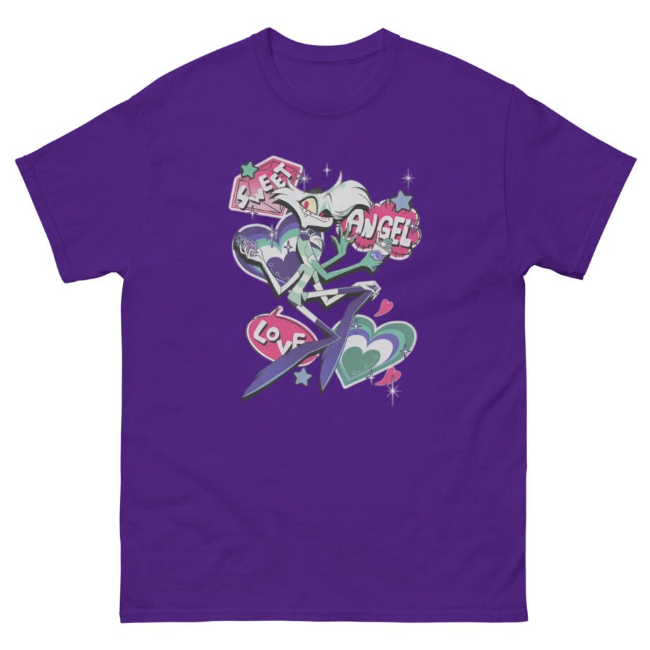 Hazbin Hotel Sweet Angel Love Angel Dust Unisex classic tee