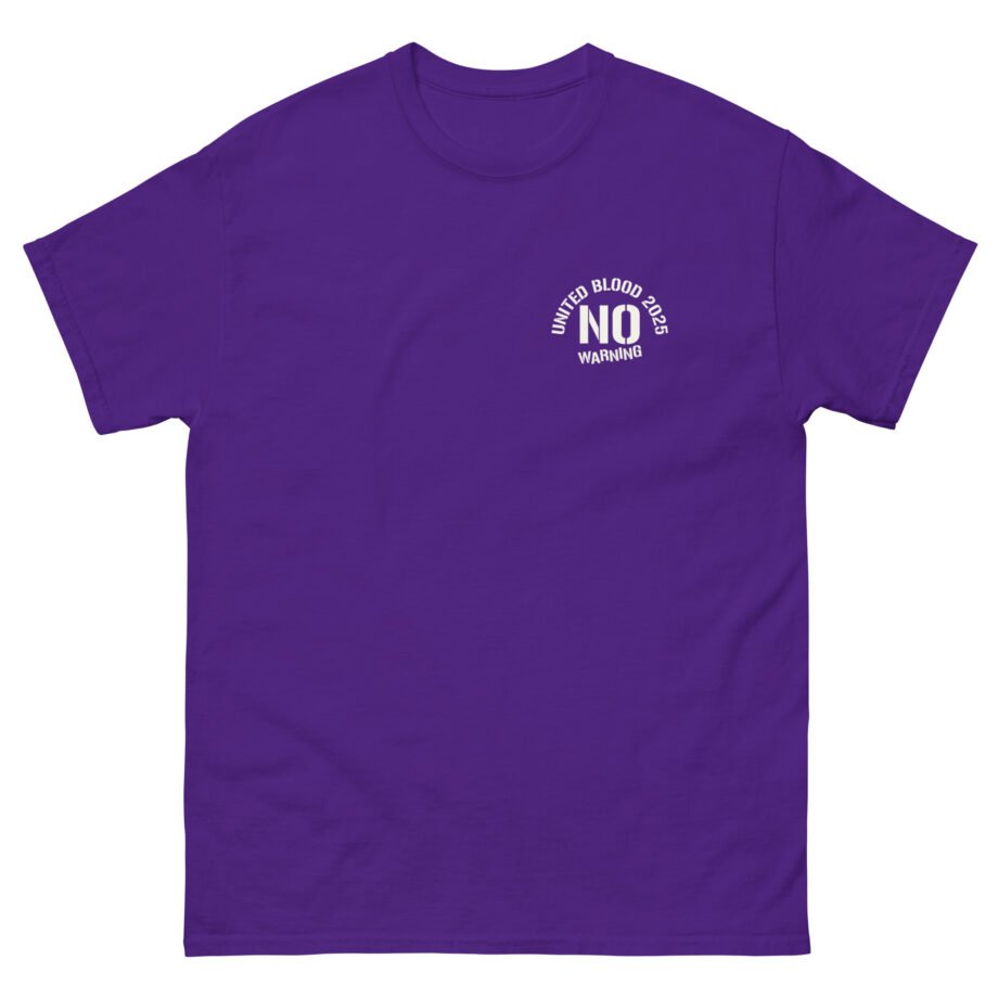 No Warning United Blood Unisex classic tee