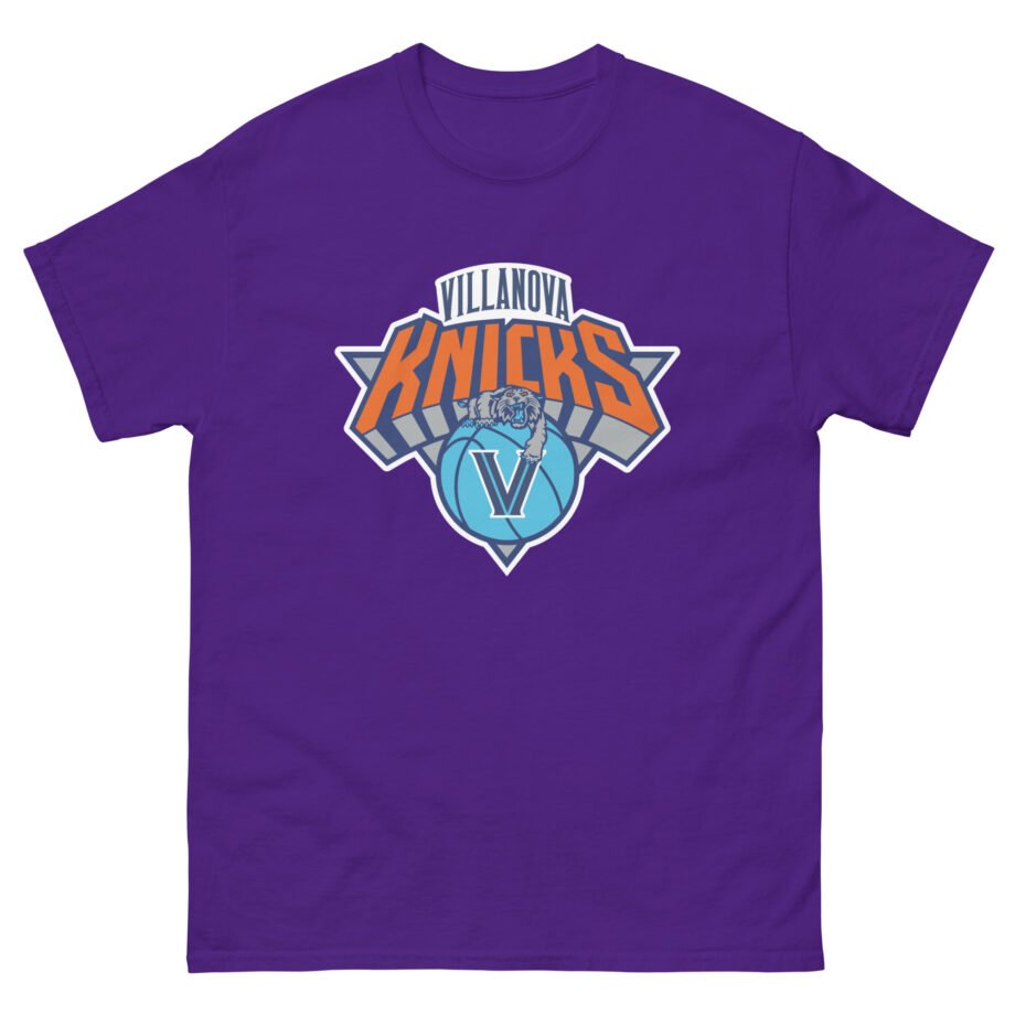 Villanova Knicks New York Mashup Parody Unisex classic tee