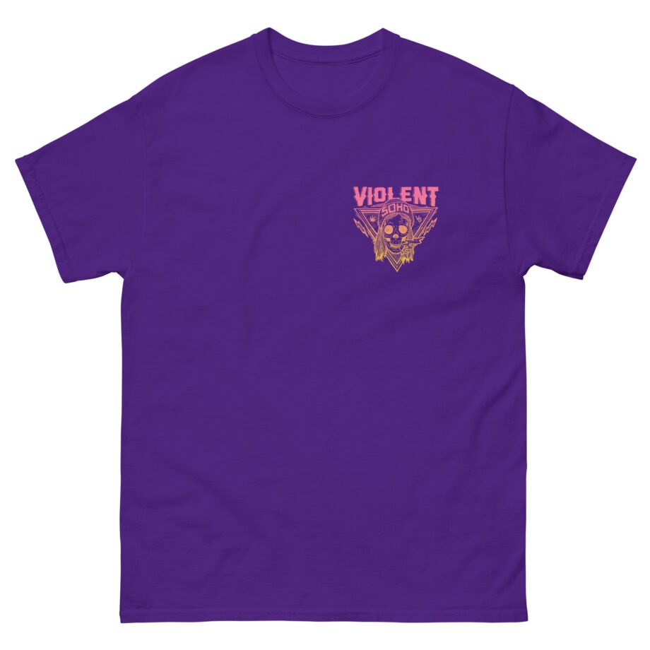 Violent Soho Blazin' Skull Gradient Unisex classic tee