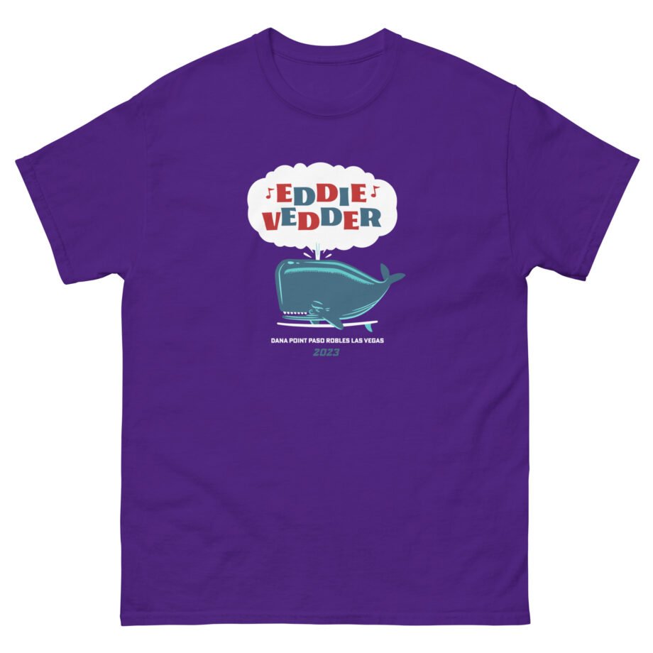 Eddie Vedder Whale Unisex classic tee