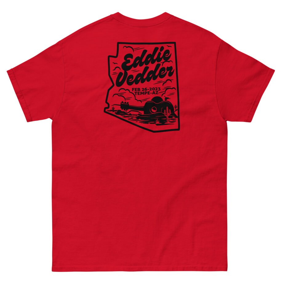 Eddie Vedder AZ Map Unisex classic tee