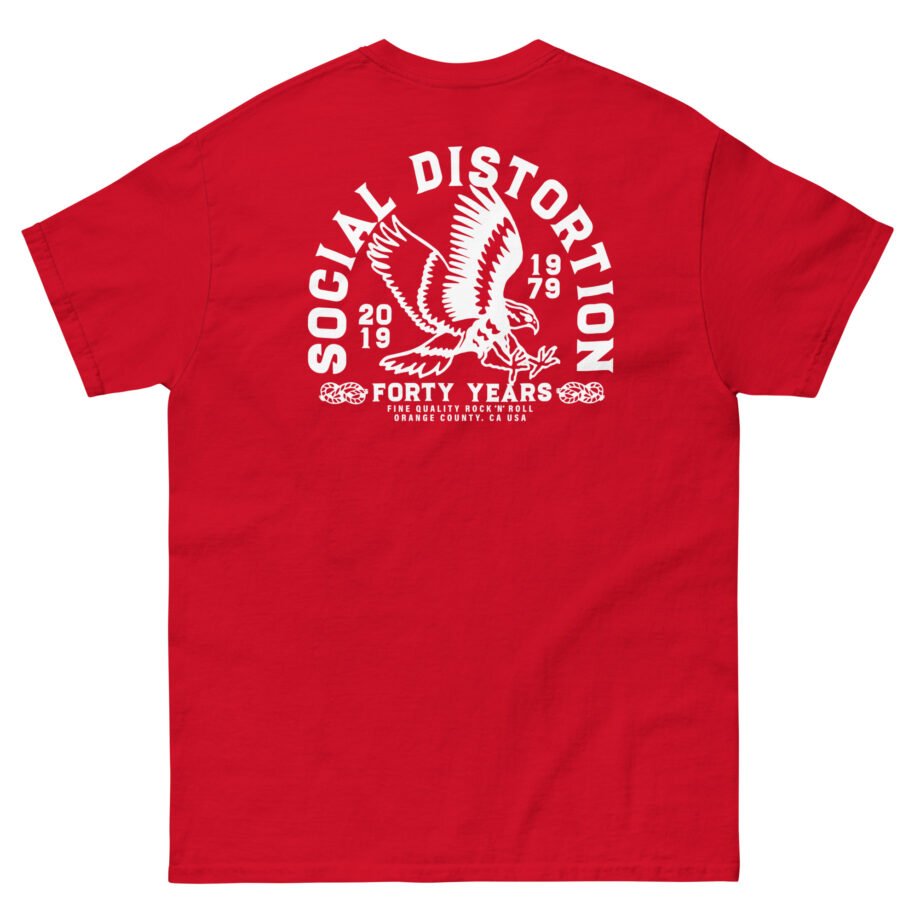 Social Distortion Eagle 40 Year Unisex classic tee