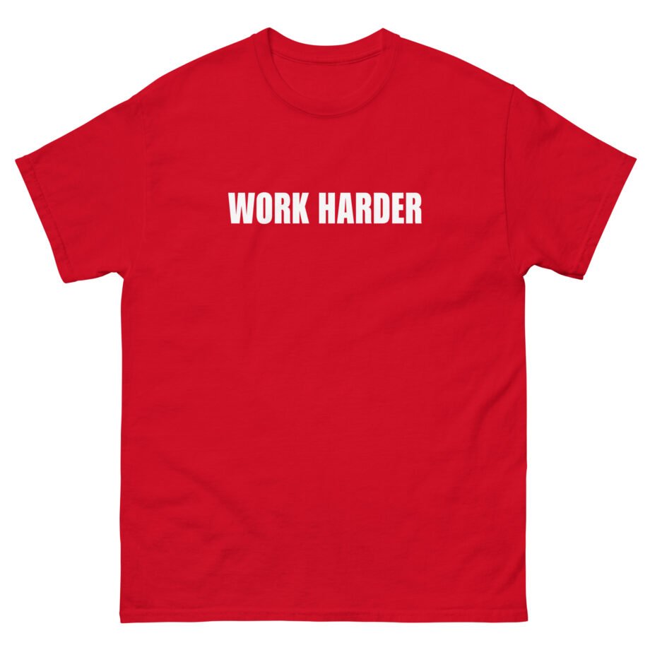 Casey Neistat Work Harder Unisex classic tee