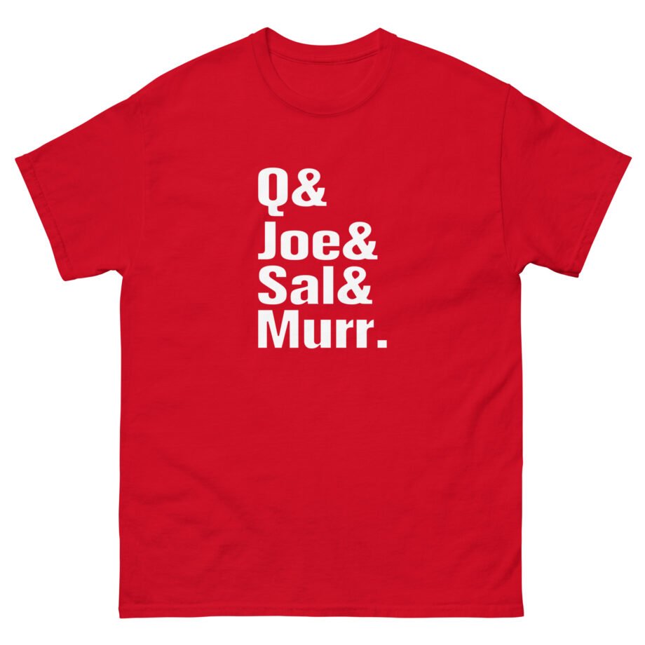 Impractical Jokers Q& Joe& Sal& Murr Unisex classic tee
