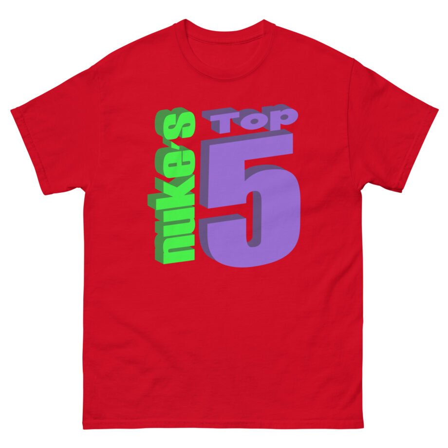 Nukestop5 Checklist Unisex classic tee