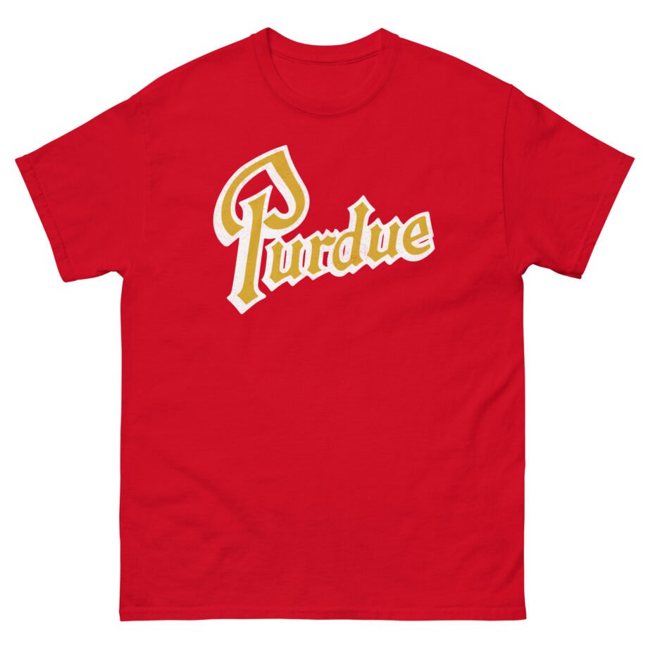Purdue Drum Script Unisex classic tee