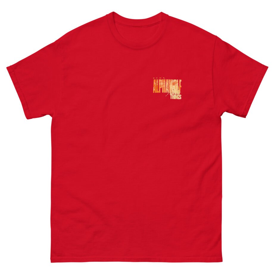 Alpha Wolf Clock Unisex classic tee
