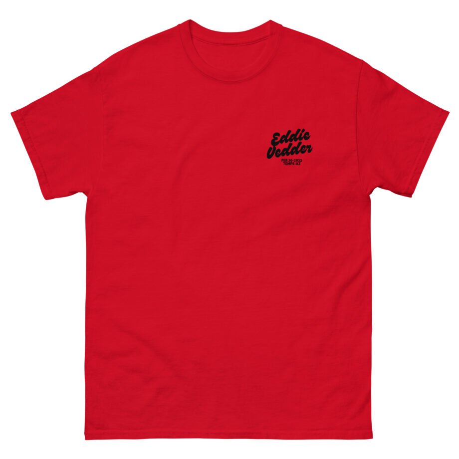 Eddie Vedder AZ Map Unisex classic tee