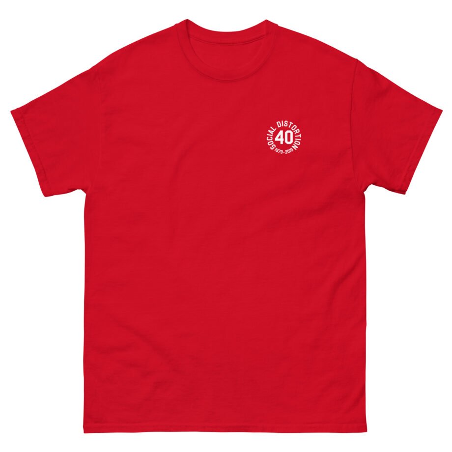 Social Distortion Eagle 40 Year Unisex classic tee