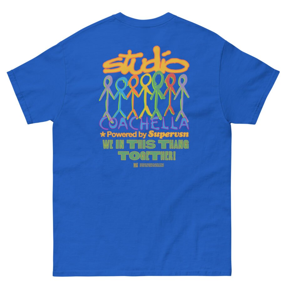 Coachella STUDIO Powered By SUPERVSN x Coachella Unisex classic tee