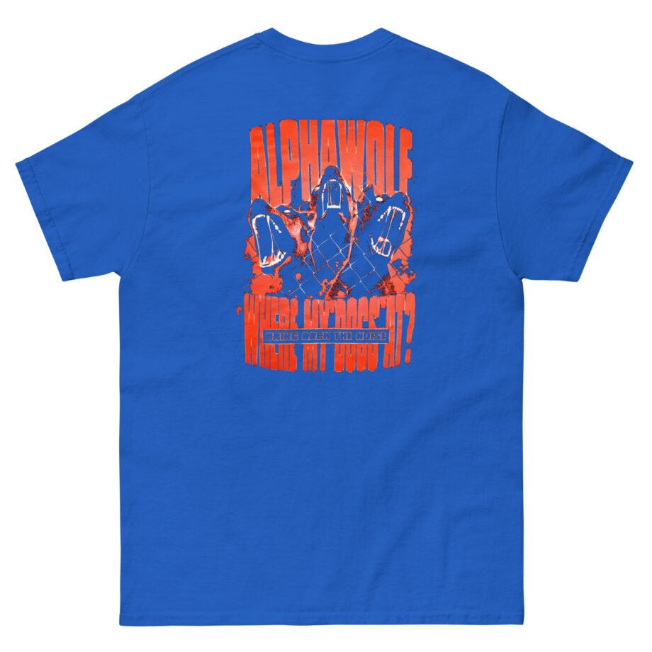 Alpha Wolf Where My Dogs at Unisex classic tee
