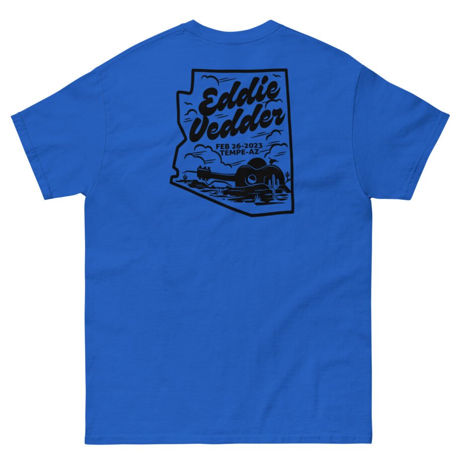Eddie Vedder AZ Map Unisex classic tee