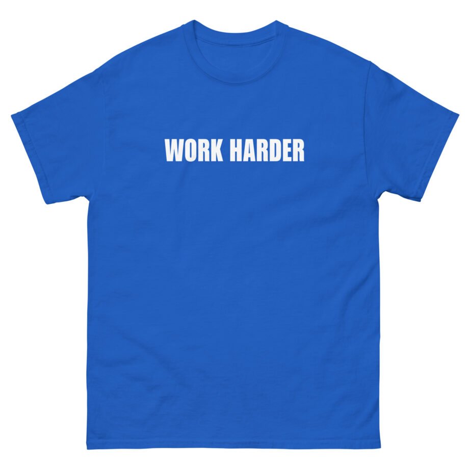 Casey Neistat Work Harder Unisex classic tee