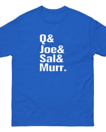Impractical Jokers Q& Joe& Sal& Murr Unisex classic tee