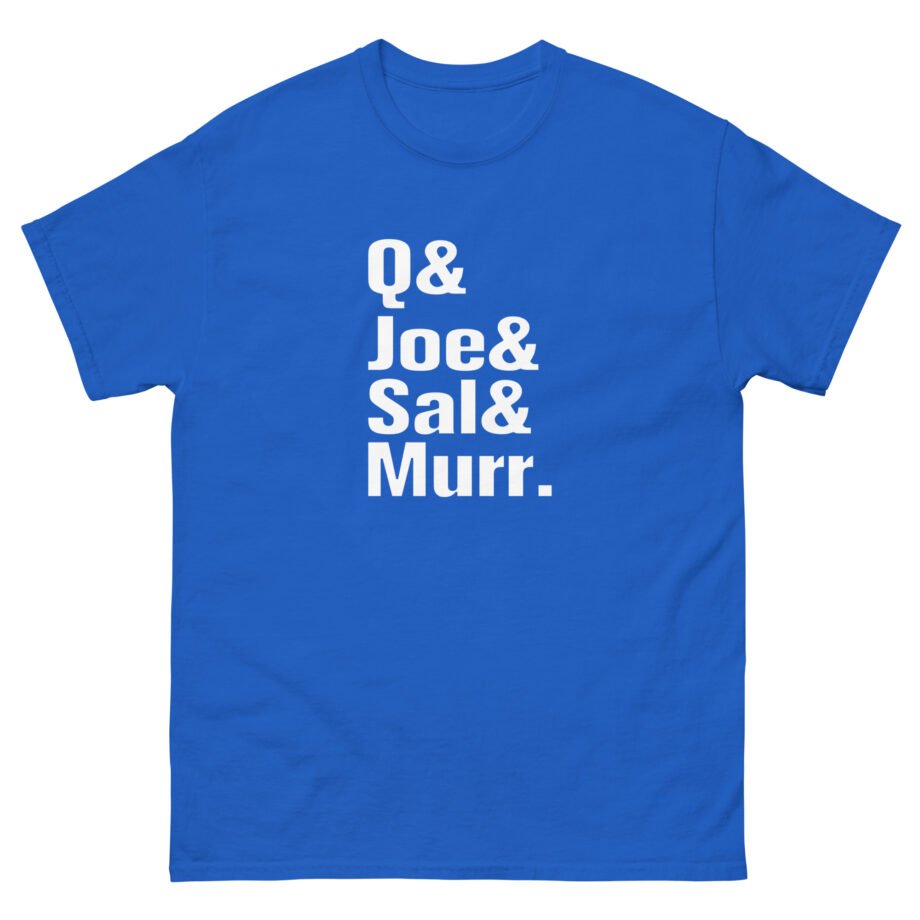 Impractical Jokers Q& Joe& Sal& Murr Unisex classic tee