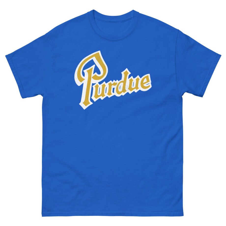 Purdue Drum Script Unisex classic tee