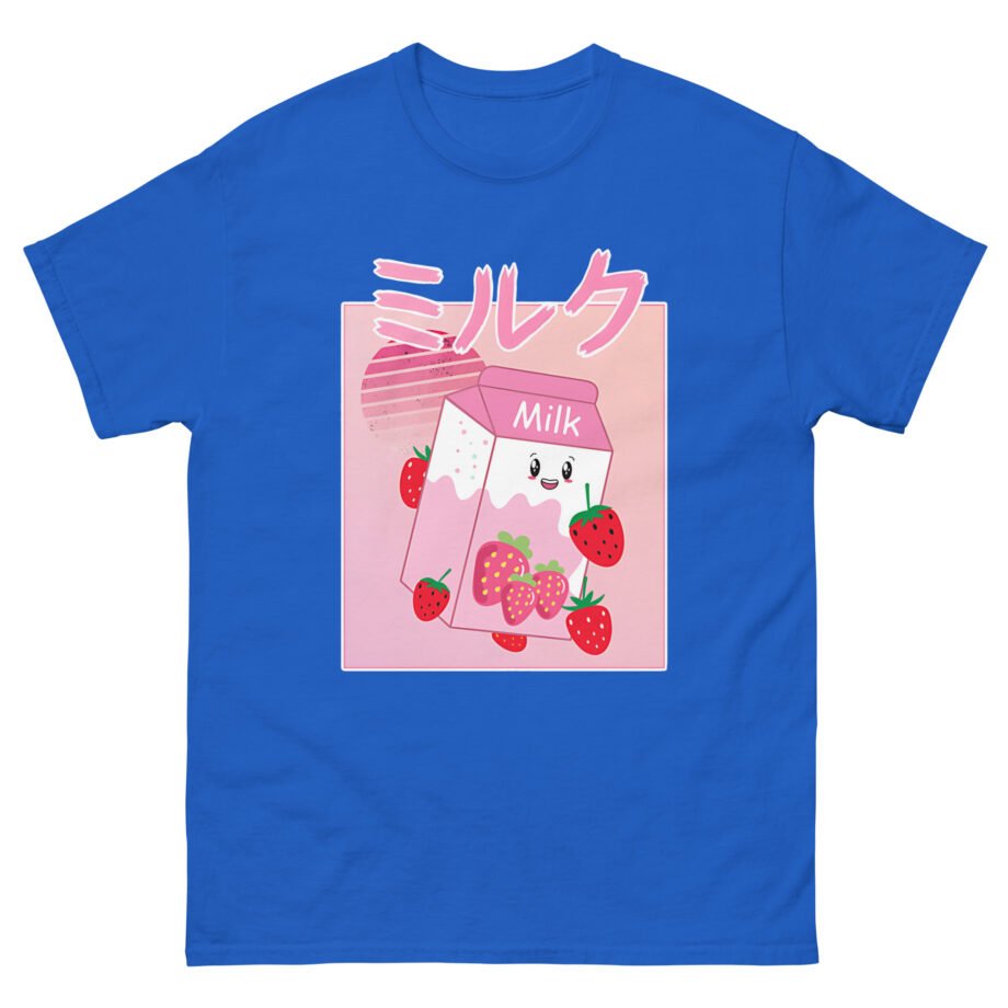 Georgenotfound Anime Strawberry Milk Shake Unisex classic tee