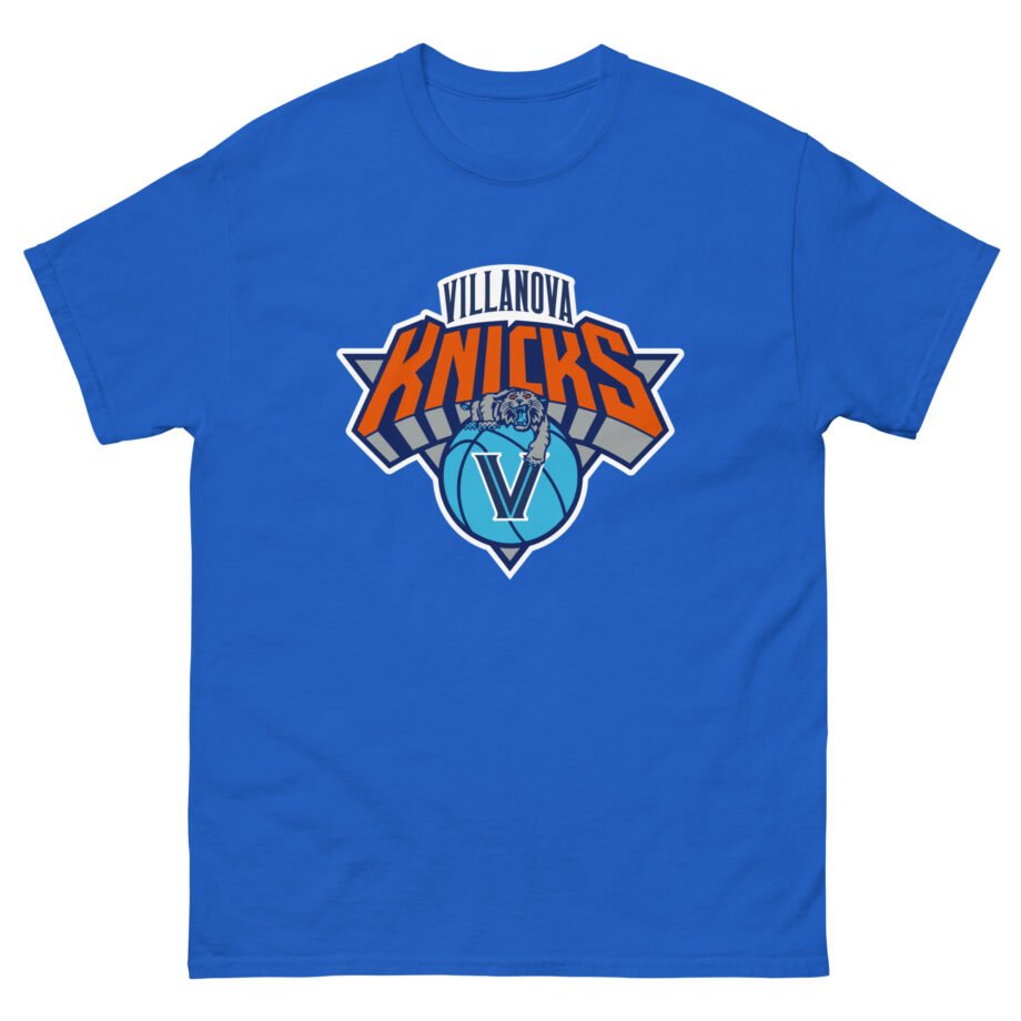 Villanova Knicks New York Mashup Parody Unisex classic tee