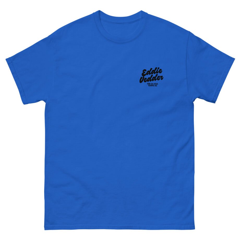 Eddie Vedder AZ Map Unisex classic tee