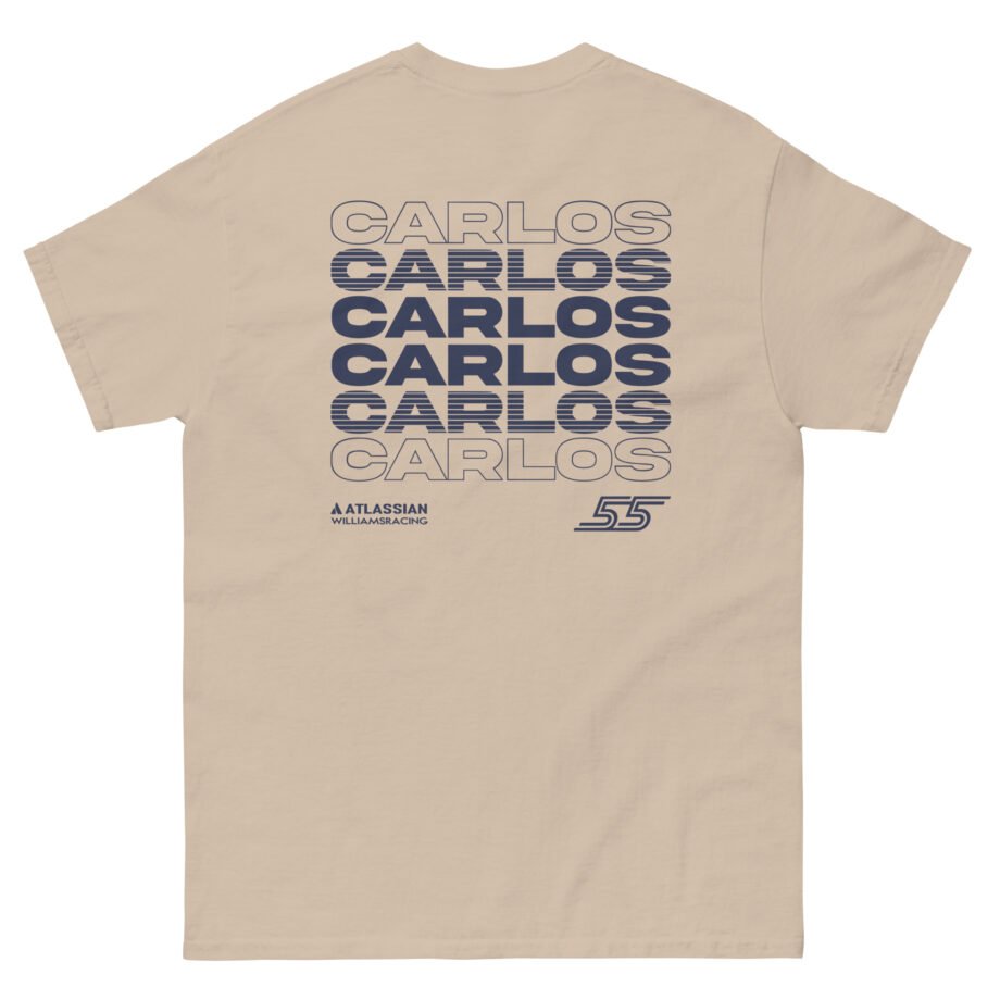 Carlos Sainz Atlassian Williams Racing Unisex classic tee
