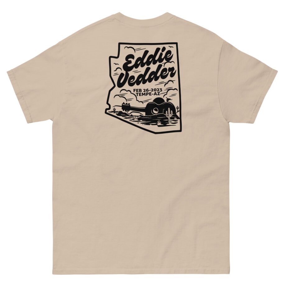 Eddie Vedder AZ Map Unisex classic tee