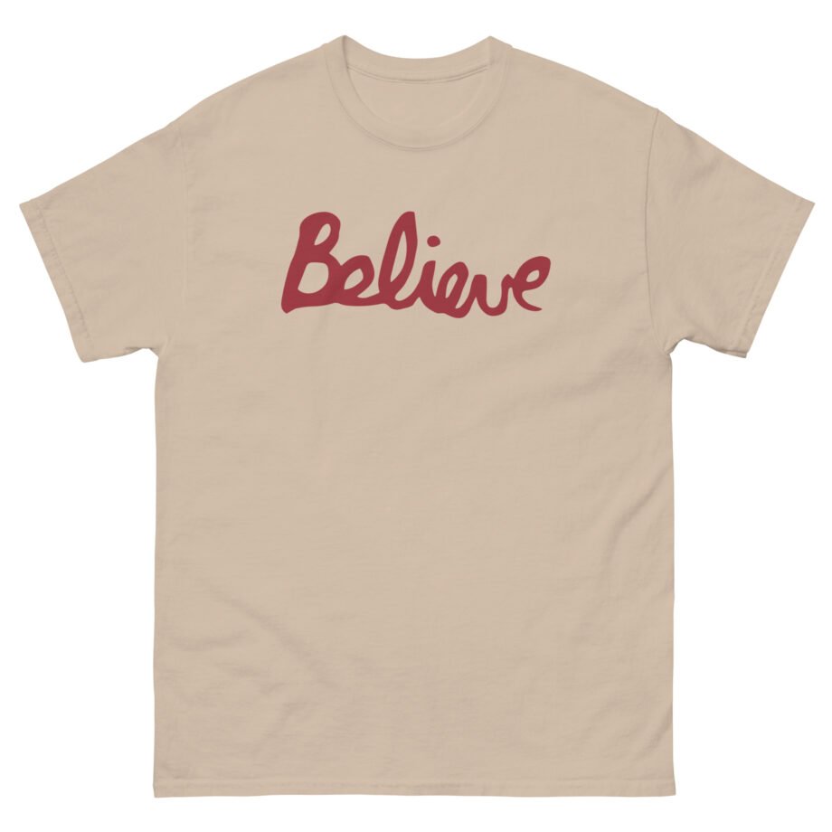 Valencia Believe Cursive Unisex classic tee
