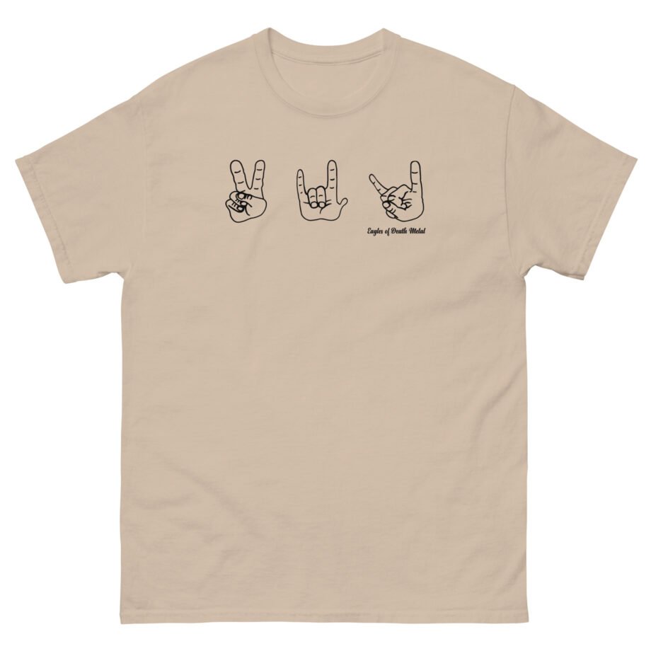 Eagles of Death Metal Peace Love Unisex classic tee