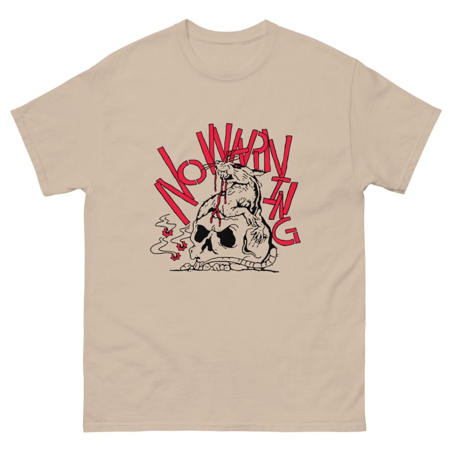 No Warning Rat Skull Unisex classic tee