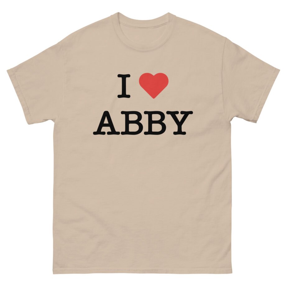 Jon Marianek I Love Abby Unisex classic tee